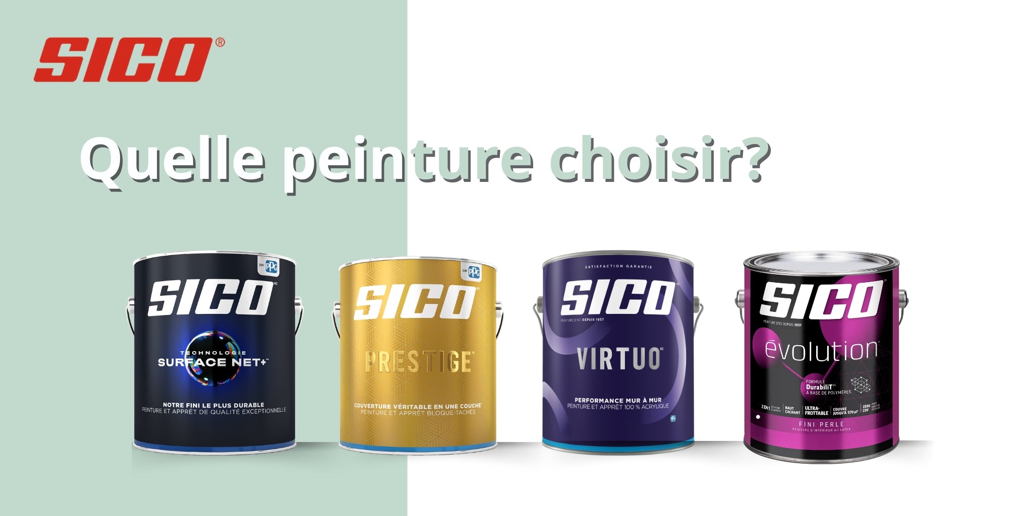 Peinture intérieure Sico : Laquelle choisir | Dumas peinture