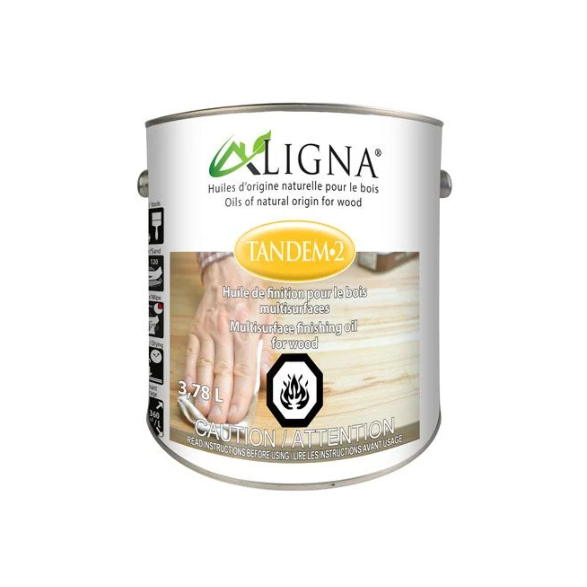 LIGNA TANDEM 2 Huile de finition pour le bois multisurfaces
