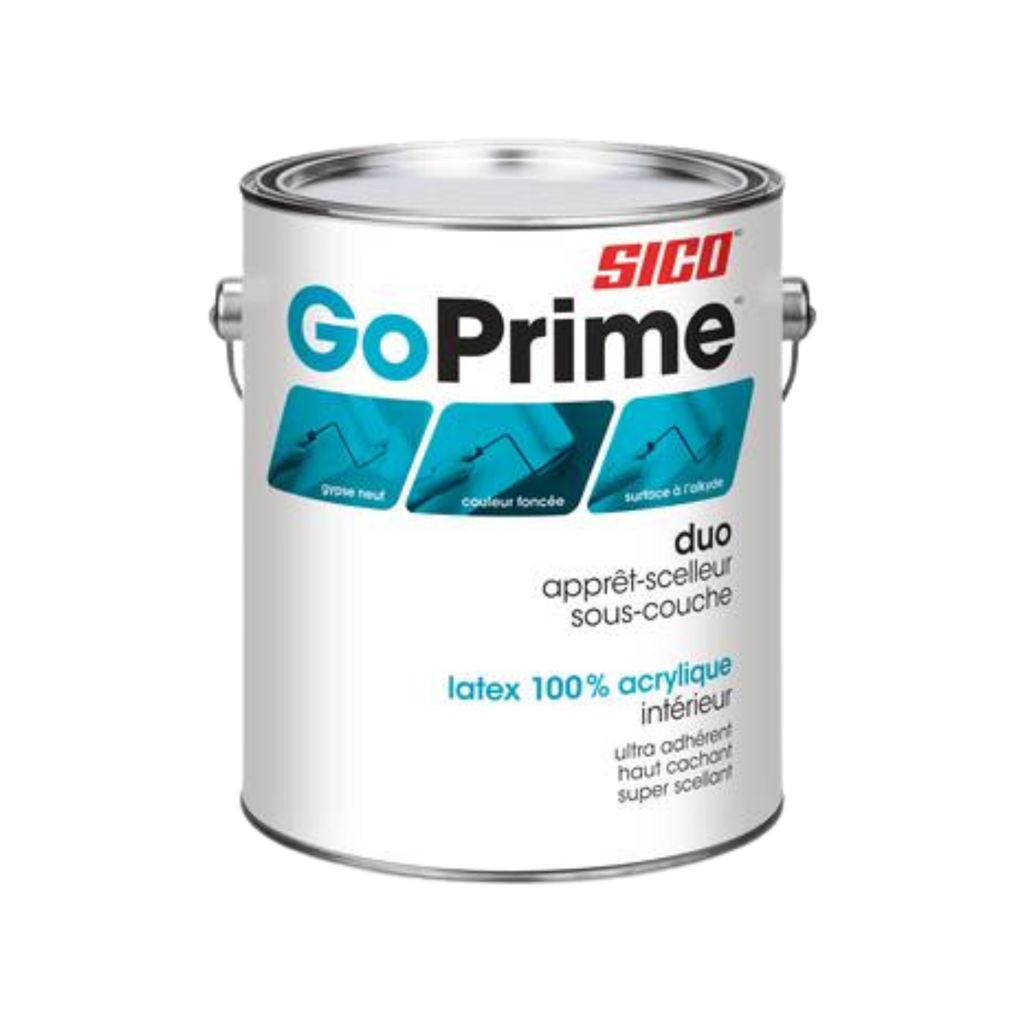 SICOᴹᴰ GoPrimeᴹᴰ Duo Couche de fond apprêt-scelleur et sous-couche peinture d'intérieur