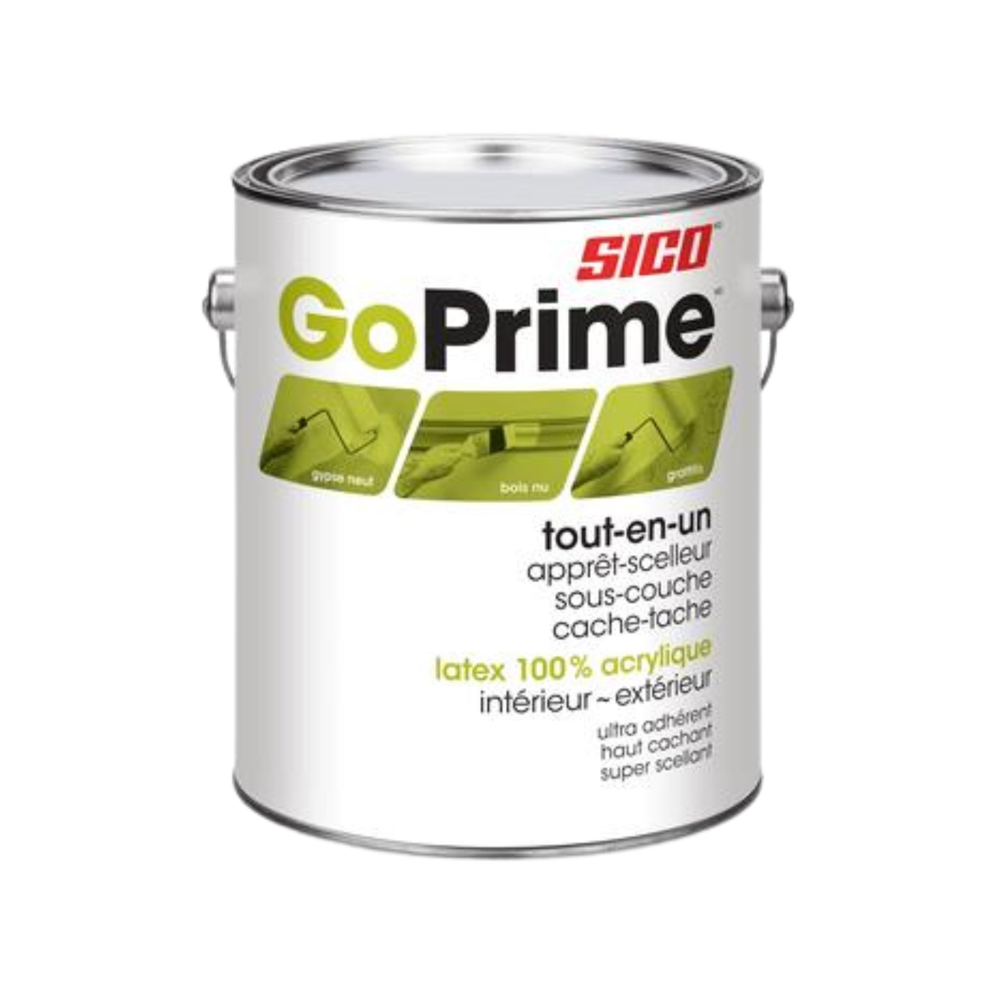 SICOᴹᴰ GoPrimeᴹᴰ couche de fond tout-en-un peinture d'intérieur et extérieur