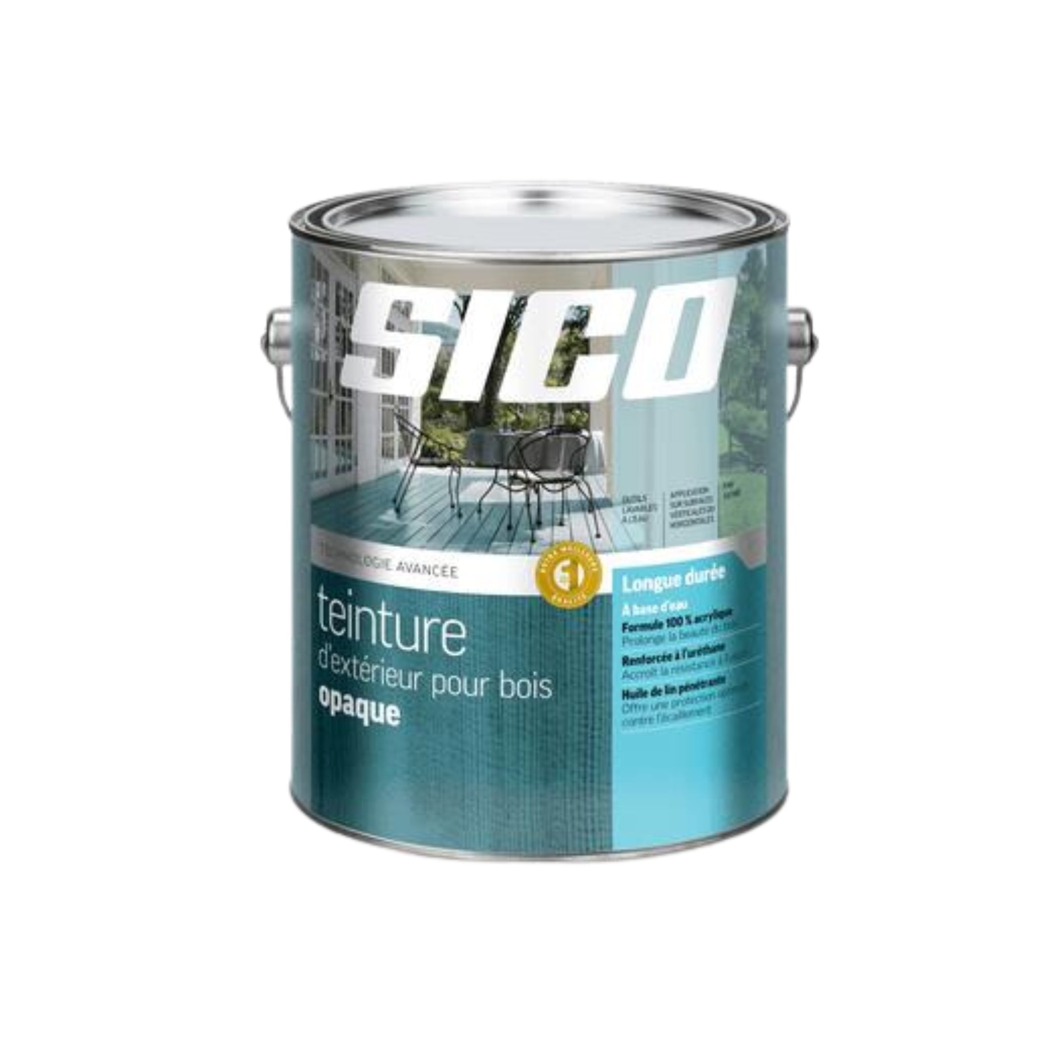 SICOᴹᴰ Teinture d'extérieur pour bois opaque - formule avancée