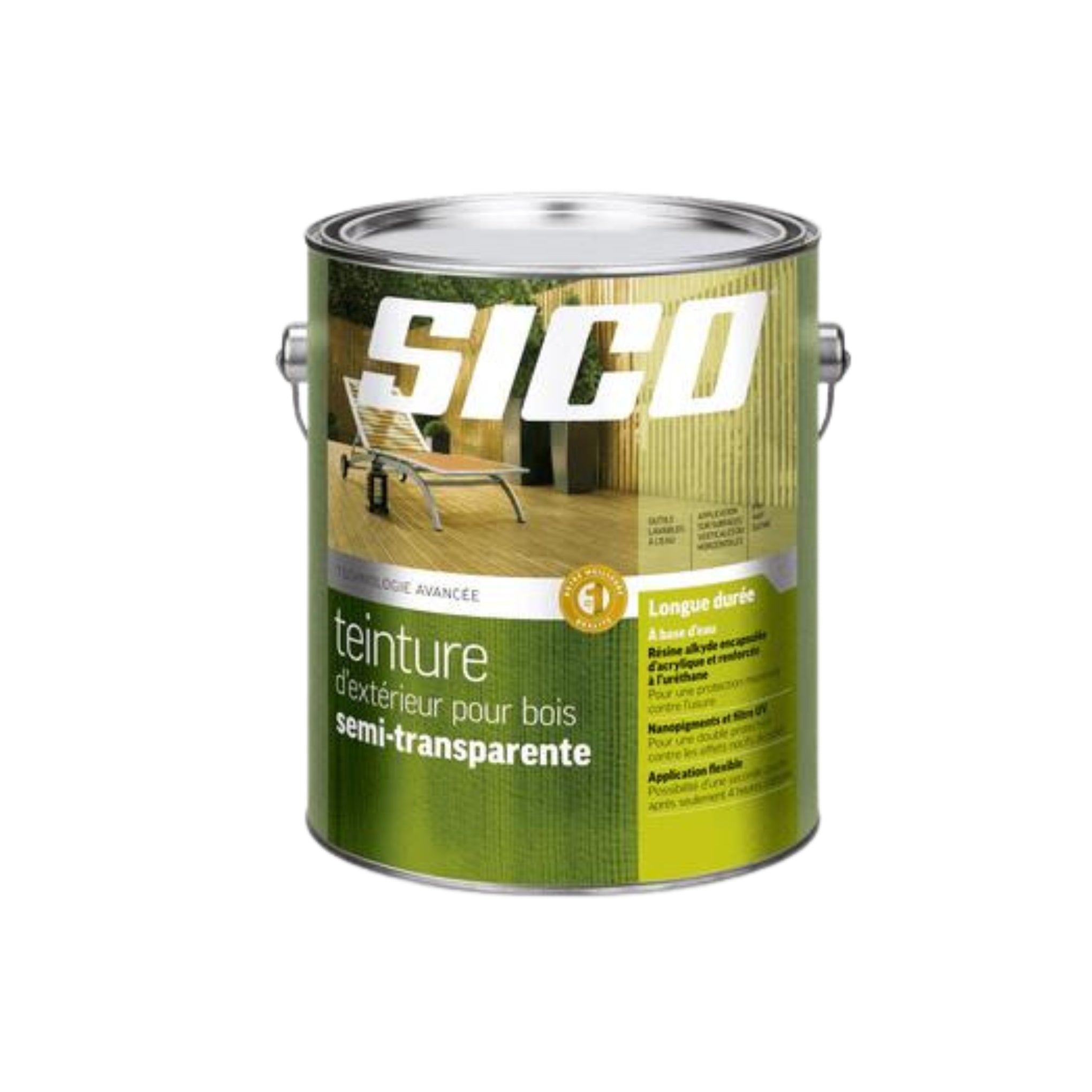 SICOᴹᴰ Teinture d'extérieur pour bois semi-transparente - formule avancée